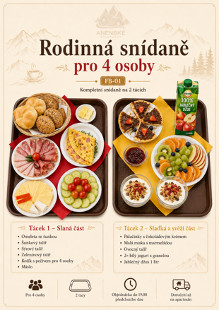 ✰ (FB-01) - Rodinná snídaně - zajištění a servis