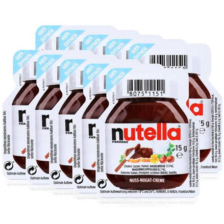 (A7-01) - Nutella balená v plastu 15 g (cena za 1 ks)