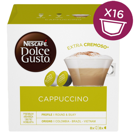 (B3) - KAPSLE DO KÁVOVARU VELKÉ (Dolce Gusto) - Cappuccino