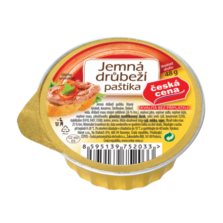 Jemná drůbeží paštika 48 g